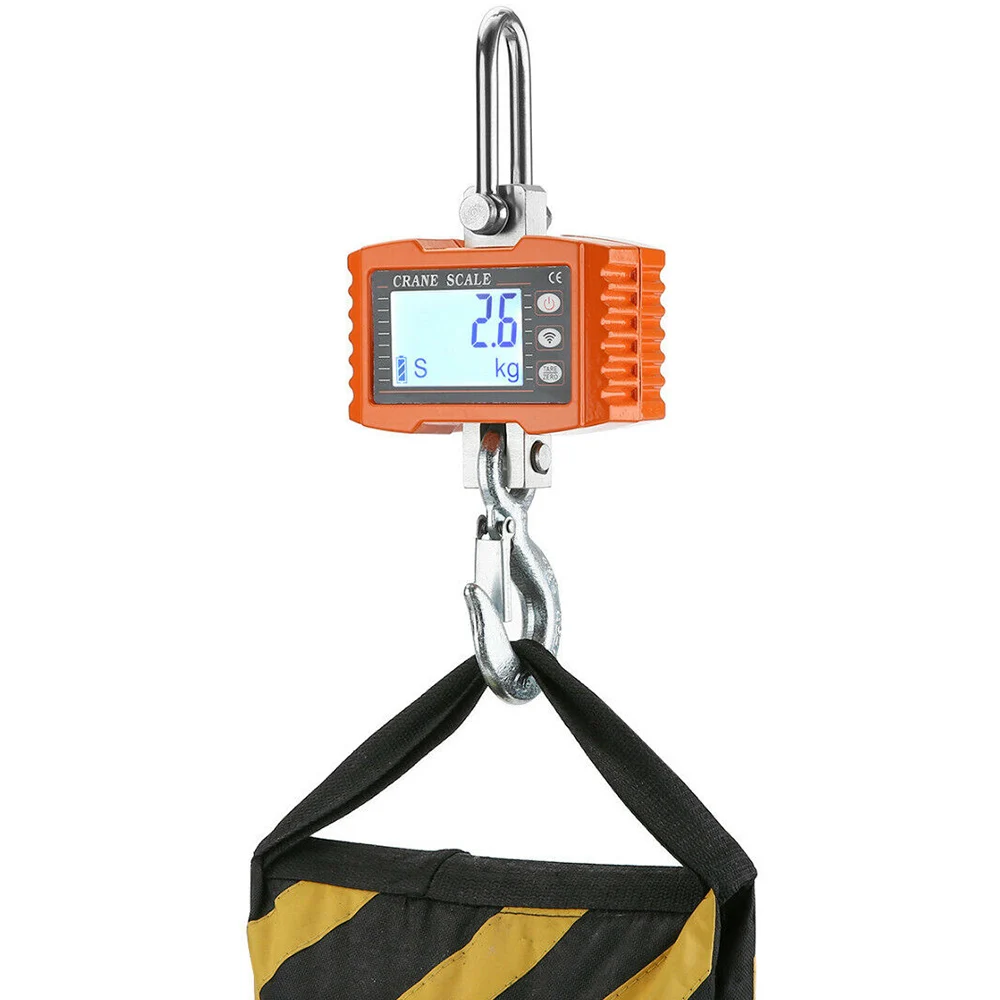 1000 кг/2000LBS крановые весы Портативный ЖК-дисплей цифровой Промышленные подвесные