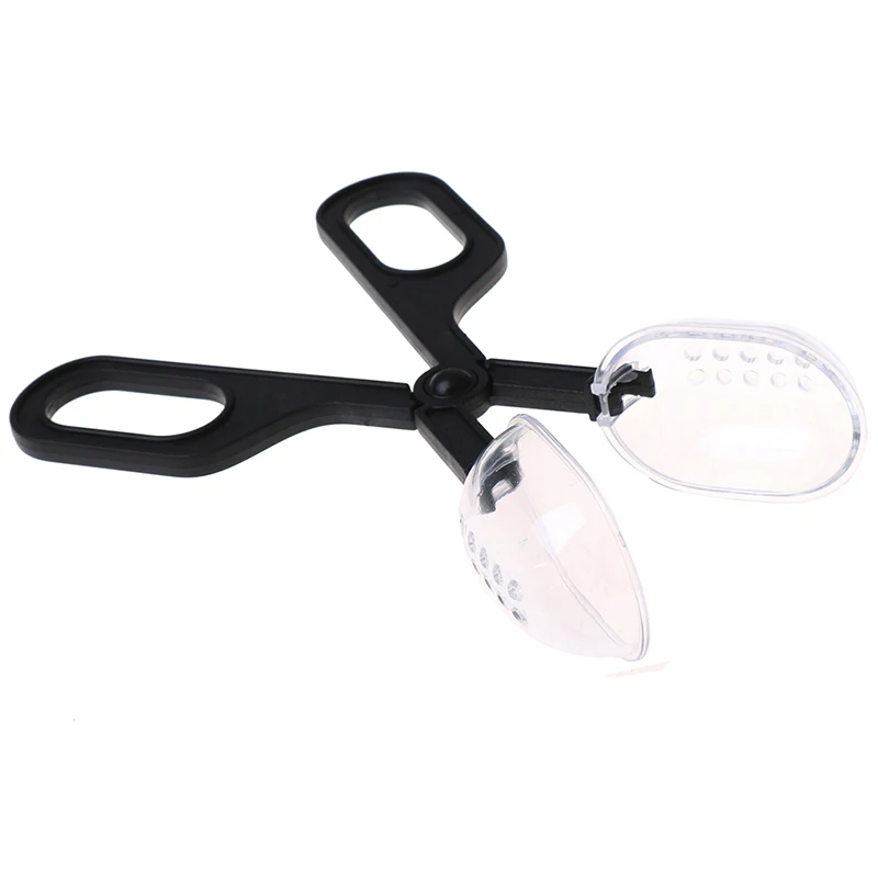 

Reptile Terrarium Lizards Plastic Tongs Tweezers Pet Raising Feeding Tool Clip