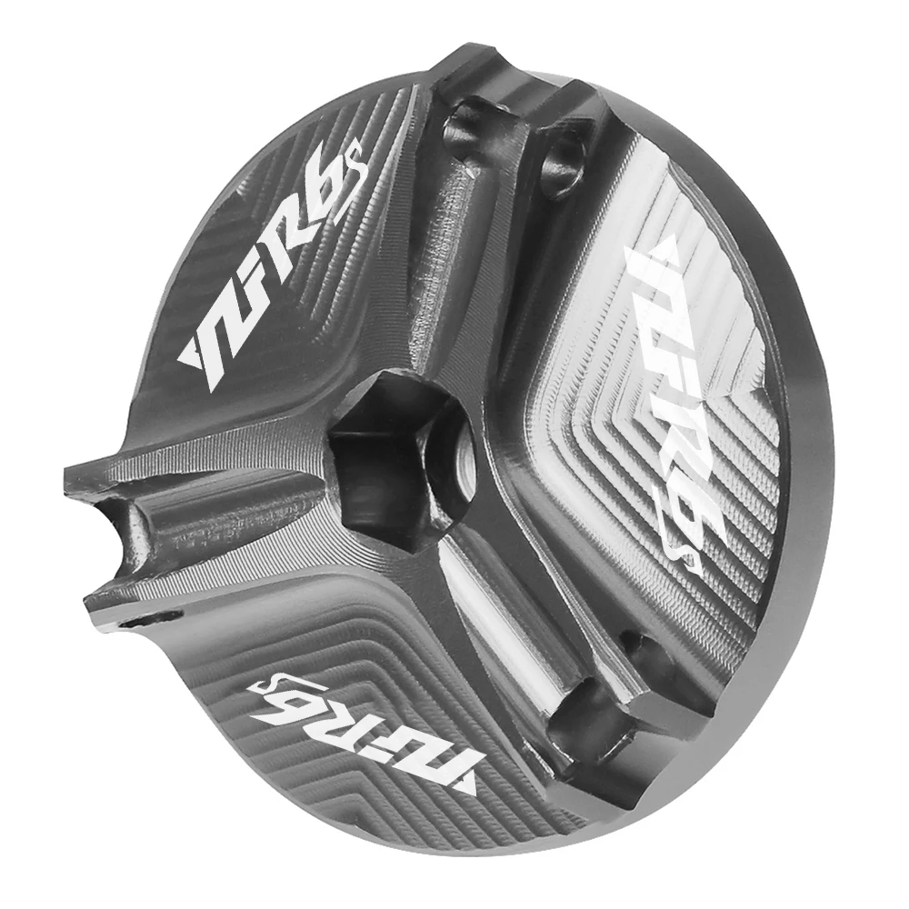 Motorcycle Engine Oil Filler Cap Drain Sump Plug Bolt Cover Screw For Yamaha YZF-R6S YZF R6S YZFR6S 2006-2010 2009 2008 2007 | Автомобили