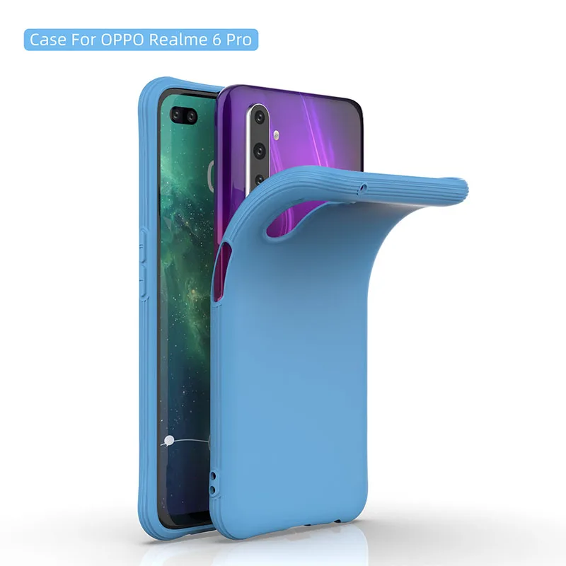 Silicone Matte Case For Oppo A52 A72 A92 A83 A1 F9 Realme C11 C15 5 6 7 Pro 5S 5i XZ XT A3S A5 AX5S Slim Back Cover Coque | Мобильные