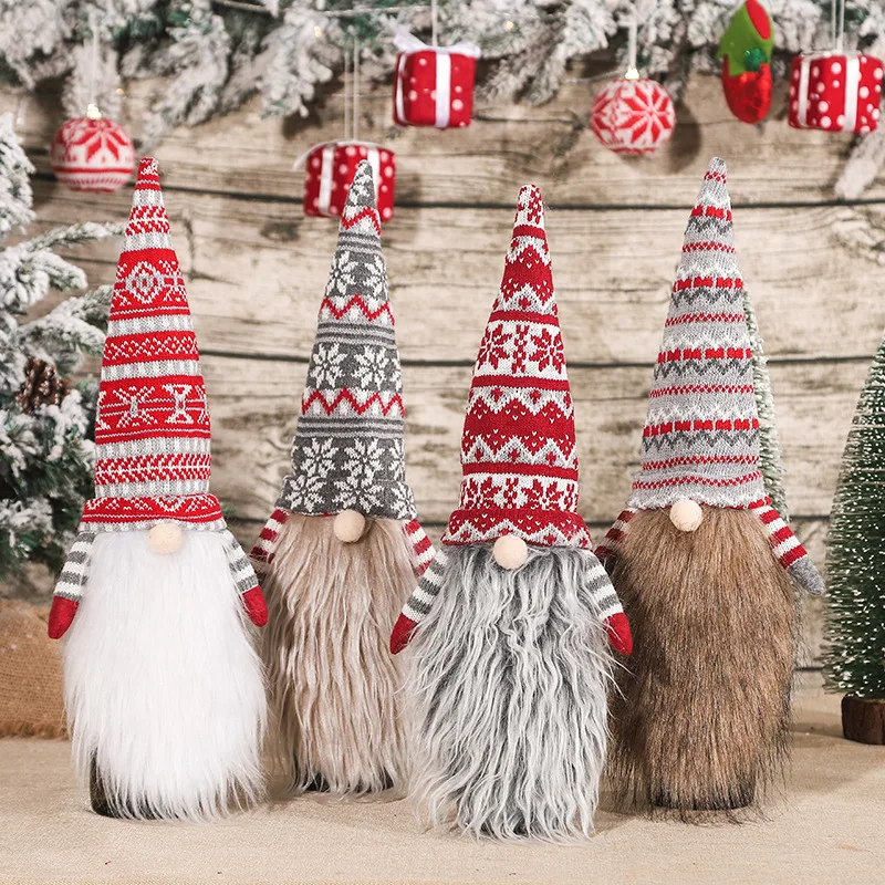 

New Year Decoration Christmas Wine Bottle Cover Merry Christmas Decorations for Home Xmas Table Decor Santa Claus Gift Navidad