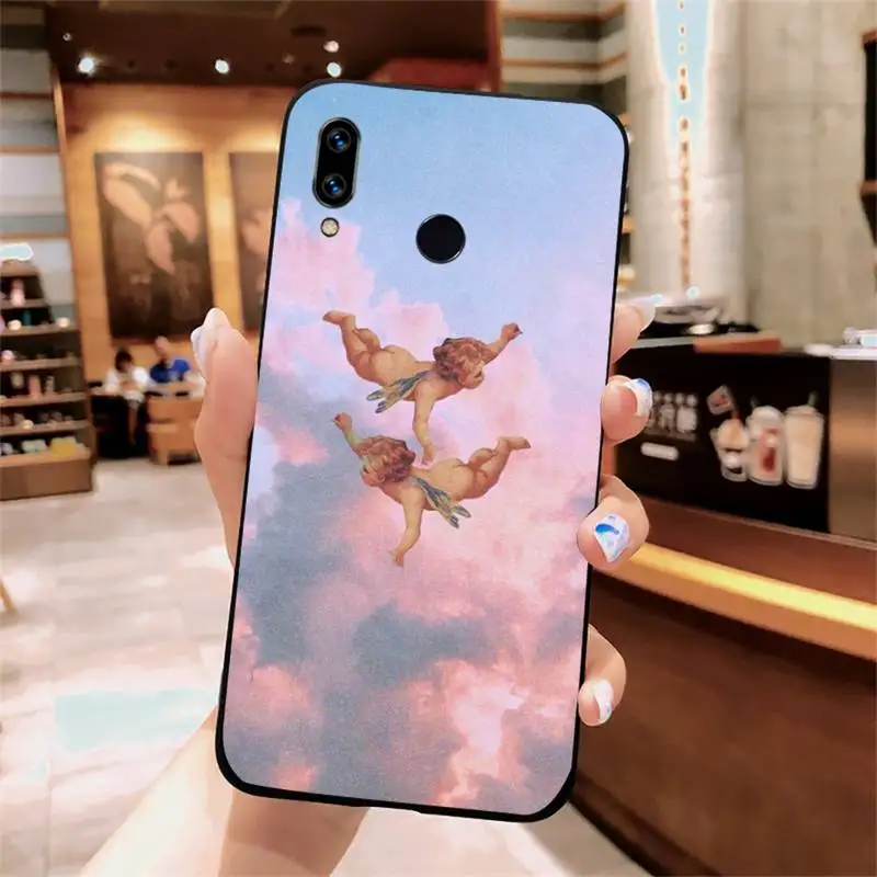 

Renaissance angels art retro fundas Phone Case For Xiaomi Redmi note 7 8 9 t k30 max3 9 s 10 pro lite
