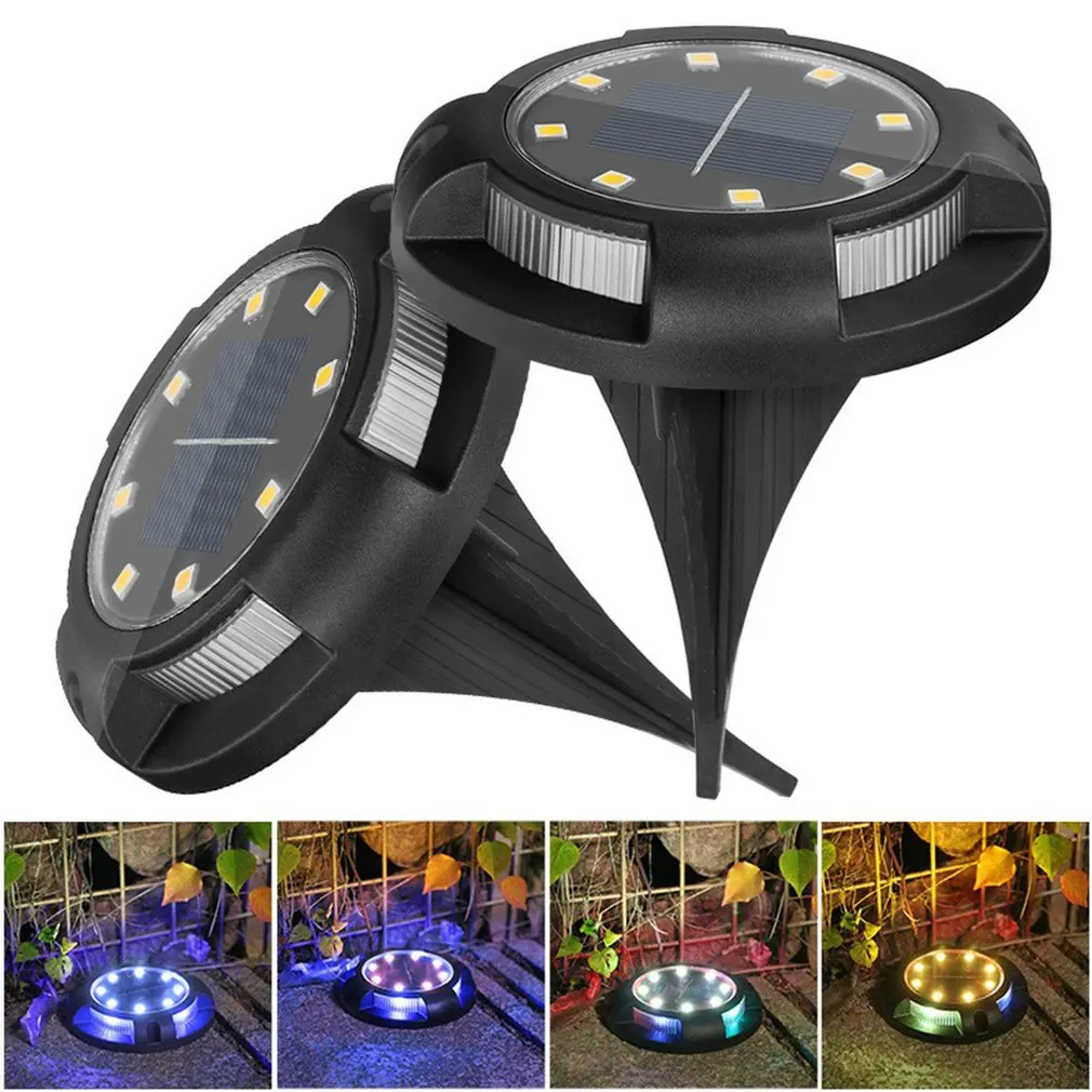 

Solar Ground Lights 12 LED Solar Garden Lights Outdoor IP67 Waterproof Landscape Lighting for Pathway Garden Yard Walkway Pool