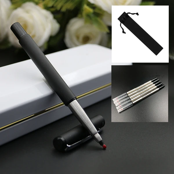 

Roller ball pen metal material men's and women's style stationery signature roller pen office school supplier 0.5mm ink