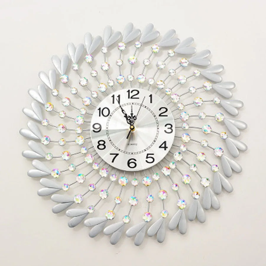 Большие металлические настенные часы современный дизайн 3D Декоративные Висячие