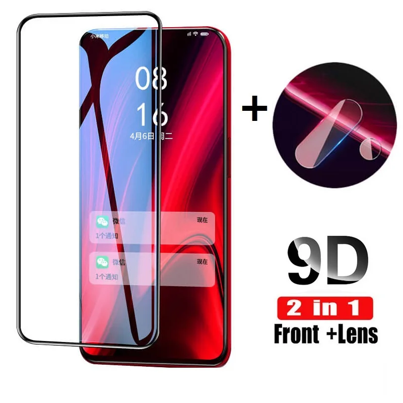 

2 in 1 Tempered Protective Glass for Xiaomi Mi 10 Pro 9 9T Pro SE Lite Glass Camera Lens Screen Protector Film Foil