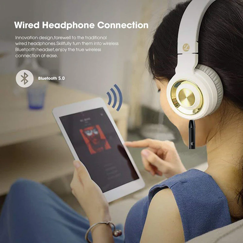 Беспроводной приемник с разъемом 3 5 мм Bluetooth 0 Aux свободные руки стерео аудио