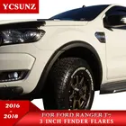 3-дюймовые накладки на крылья, свод колеса для Ford Ranger T7 2016 2017 2018 Wildtrak, двойная кабина