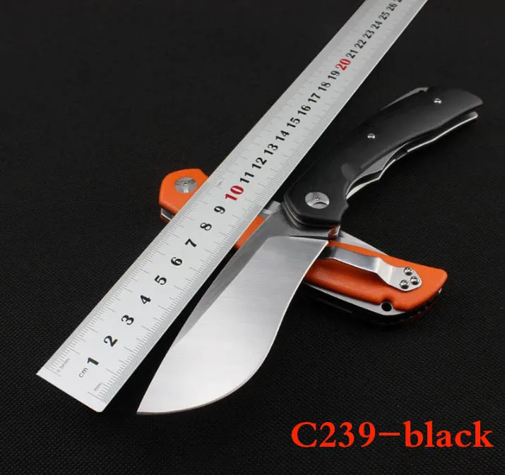 Темно-серый ZT 0620 нож 9CR13MOV лезвие, 2 цвета G10 Ручка Складной Кемпинг Открытый охотничий нож Тактический выживания флип карманный EDC инструмент - Цвет: Темно-серый