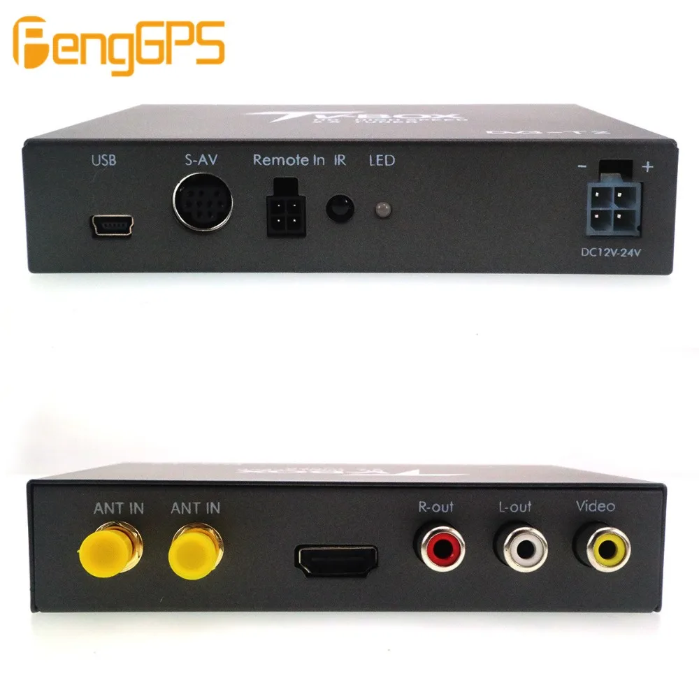 Автомобильный DVB-T2 MPEG-4 H.264 HD 1080P цифровой автомобильный тв-тюнер DVB T2 для Европы Юго-Восточной Азии России
