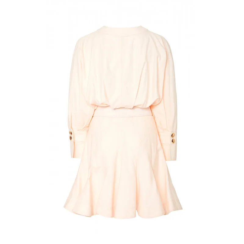 

Big-name women's summer pure cotton elegant dress 2021New women's clothing long-sleeved fashion party fluffy skirt XL