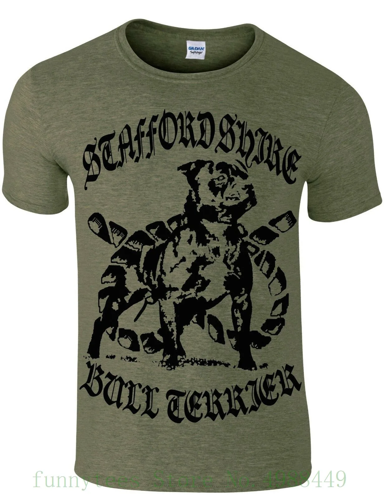 

Staffordshire Bull Terrier Image Dog Breed Staffordshire Knot Men'S T Shirt T Shirt Men Short Sleeve Funny