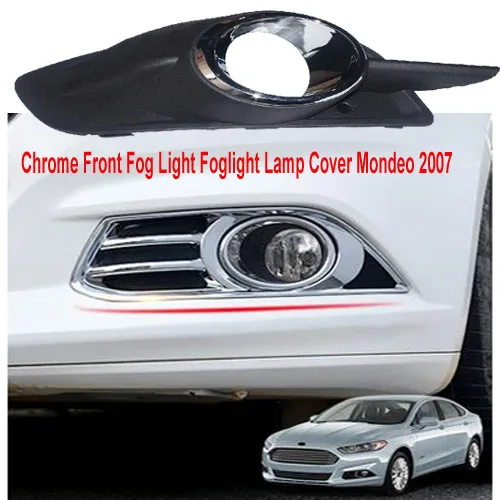

One Pair Car Front Bumper Fog Light Lamp Bezel Cover Grille For Mondeo MK1 2007 With none Hole