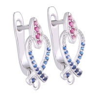 juya diy bridal shvenzy supplies earwire earring hook clasp accessories for handmade crystal agate charms dangle earrings making