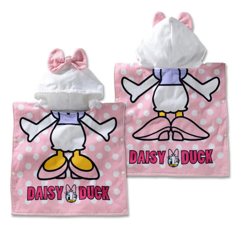 

Disner Children Cartoon Cotton Bath Hooded Towel Bathrobe cars Mickey Mouse Minnie bath towel Bathrobe wearable towel Gift