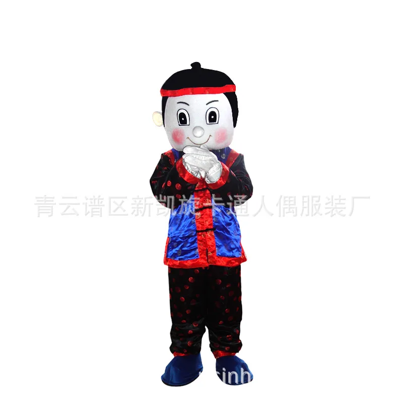 

Couple Mascot Cartoon Male and Female Cosplay Costume Advertising Promotion Halloween Fancy Dress Up Party Mascot Costume