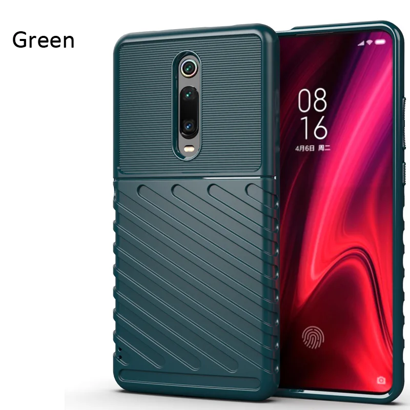 Green Прочный защитный чехол для Xiaomi mi 9T Pro Defender Armor ударопрочный чехол для Red mi K20 Pro - Цвет: Green