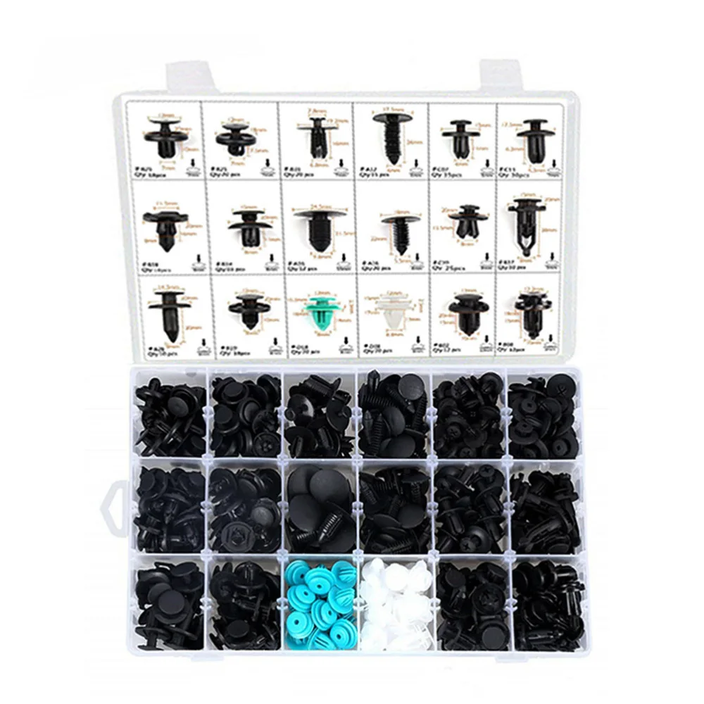 

360PCS Car Body Bumper Rivet Trim Moulding Retainer Clip Push Pin Retainer Fastener Accessories Kit (6 Inch Screwdriver + 4PCS T