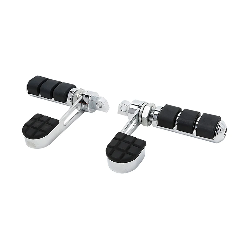 

Motorcycle Foot Pegs With Heel Rest For DYNA FXDF FAT BOB FXDC FXDX Softail Fatboy Super Glide FXWG FXR Sportster XL 883 XL1200