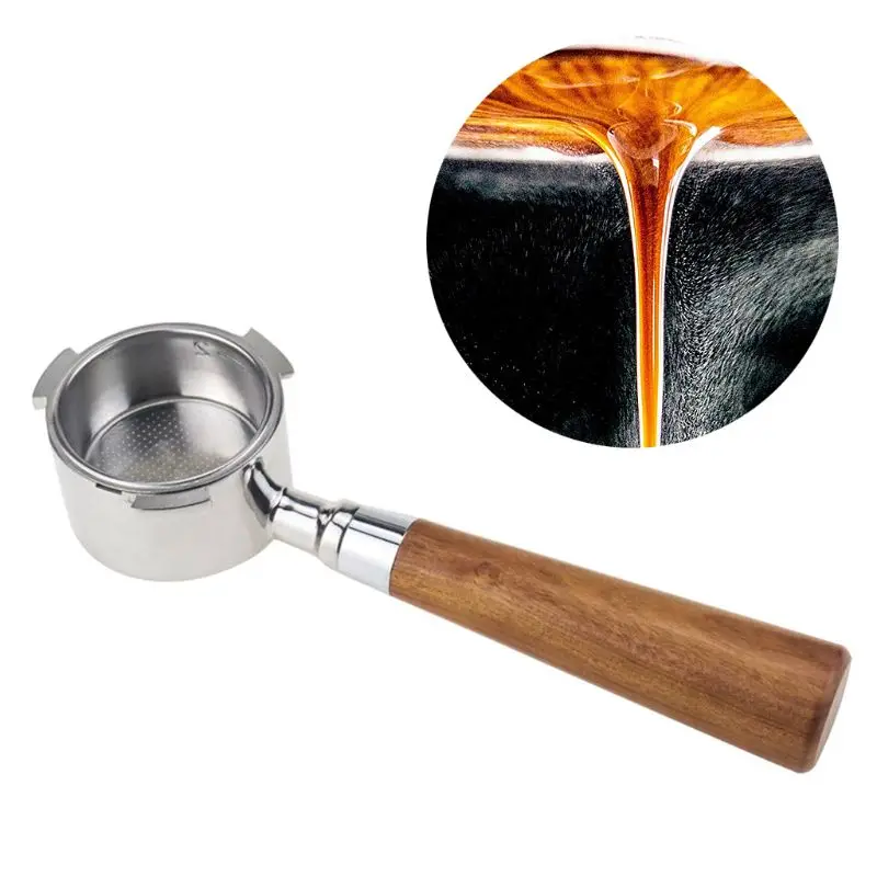 

Coffee Bottomless Portafilter 51mm For EC680/EC685 Replacement Handle QX2E