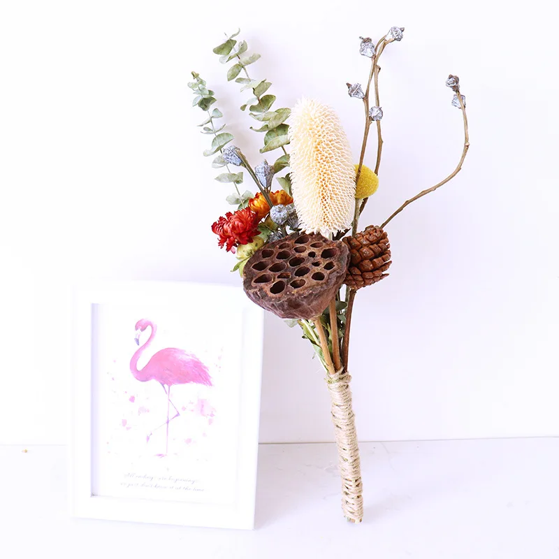 

1Bunch Natural Gypsophila FLower Bouquet Star Colorful Preserved Floral Photograph Home Desktop Office Garden Wedding Decoration