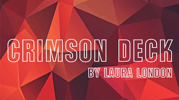 

2019 Crimson Deck by Laura London Magic Instructions Magic trick