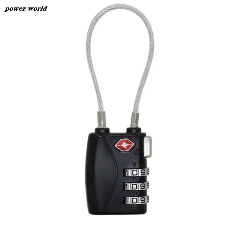 

Customs lock zinc alloy digital travel luggage password lock gym padlock Random Color