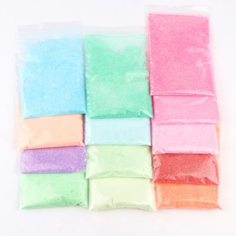 Блестки Макарон Для ногтей блестящие сахарные конфеты порошок эффект покрытия