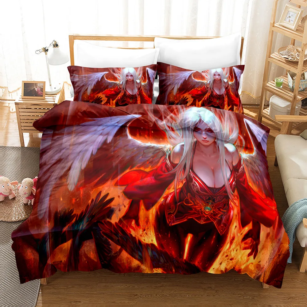 Постельное белье с ангелом ding Set Single Twin Full Queen King Size Fall постельное набор Aldult для