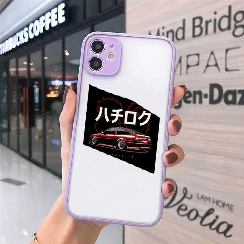 

AE86 Japan JDM Car high quality Phone Cases shell matte transparent For iphone 7 8 11 12 plus mini x xs xr pro max cover