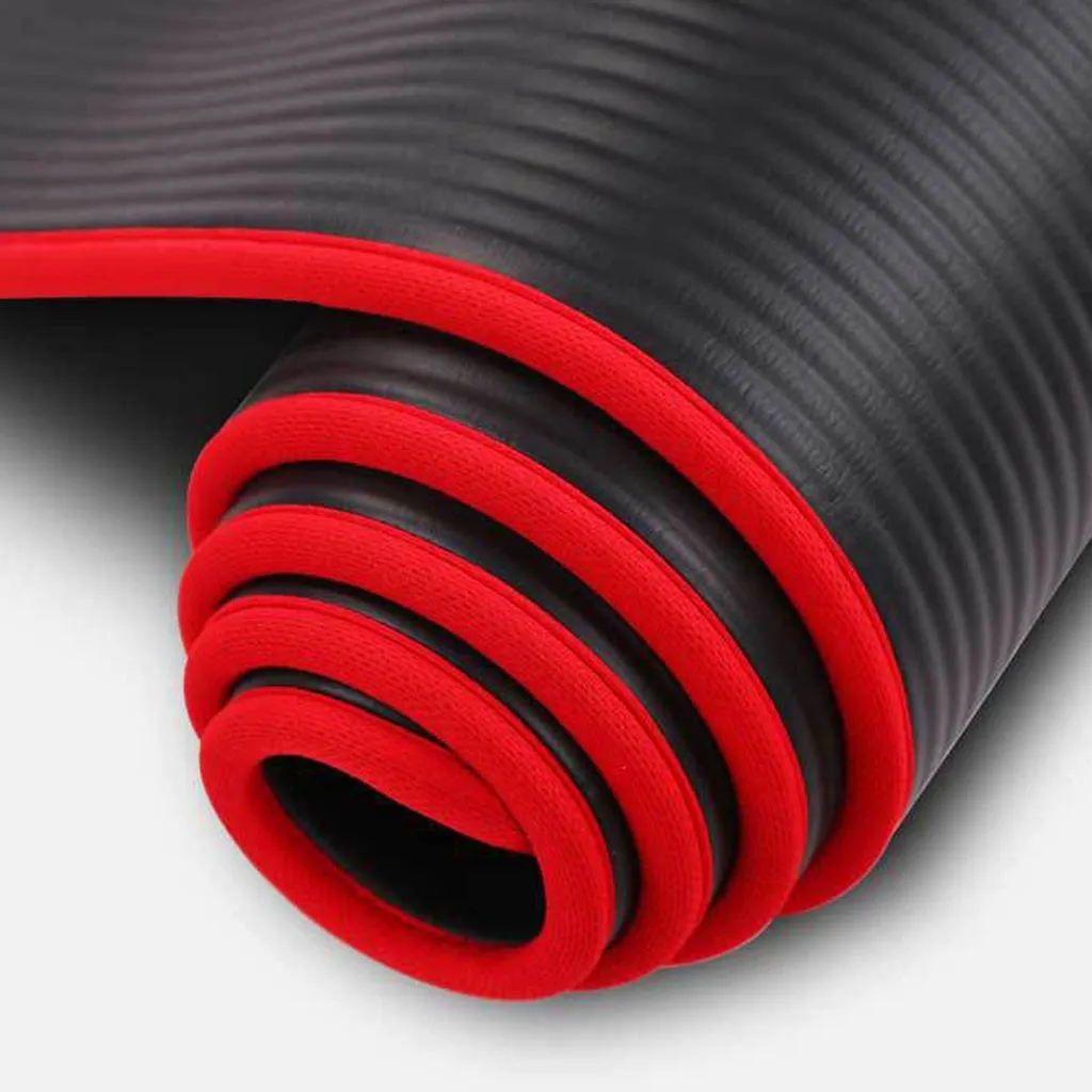 

Unisex 10mm Thickened Edged Yoga Mat Sports Non-slip Yoga Blanket For Beginner Fitness Pilates Pad Mat for Outdoor Gym Exercise