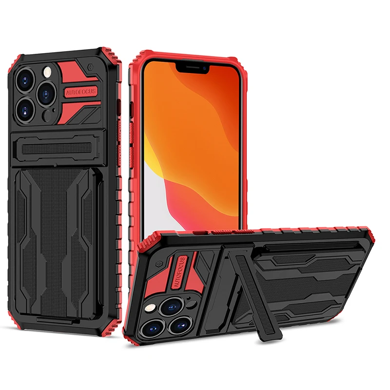 

Original Luxury Phone Case IPhone 13 Pro Max 12 11 XS Max XR i7P 8Plus Anti-Scratch ShockProof WIth Kickstand For Phone Covers
