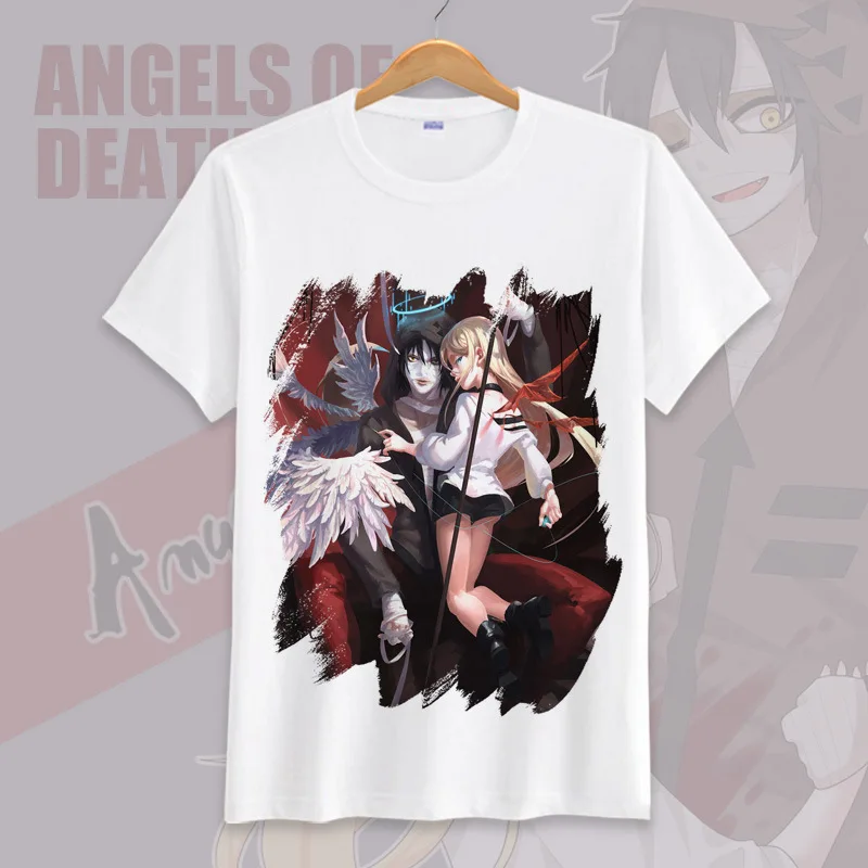 Футболка для косплея ангелов смерти из японского аниме футболка Rachel Gardner Айзек