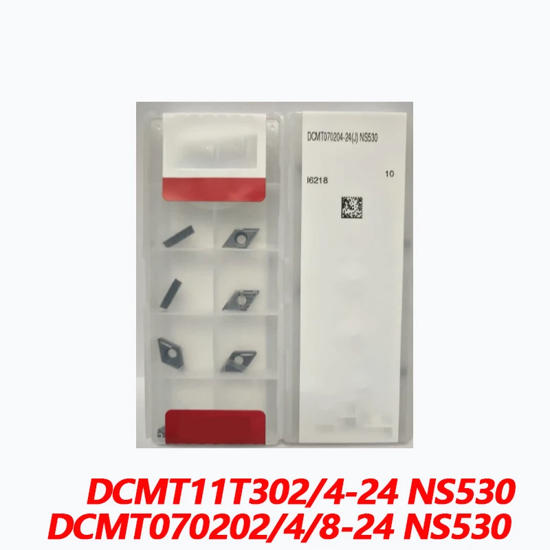 100% оригинал DCMT DCMT070202 24 NS530 070204 070208 11T302 11T304 твердосплавные вставки лезвия ЛУЧШЕЕ