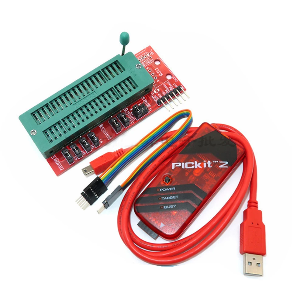 PICKIT3 PIC KIT3 PICKIT 3 Programmer Offline Programming Microcontroller Chip Monopoly+PIC adapter seat | Мебель