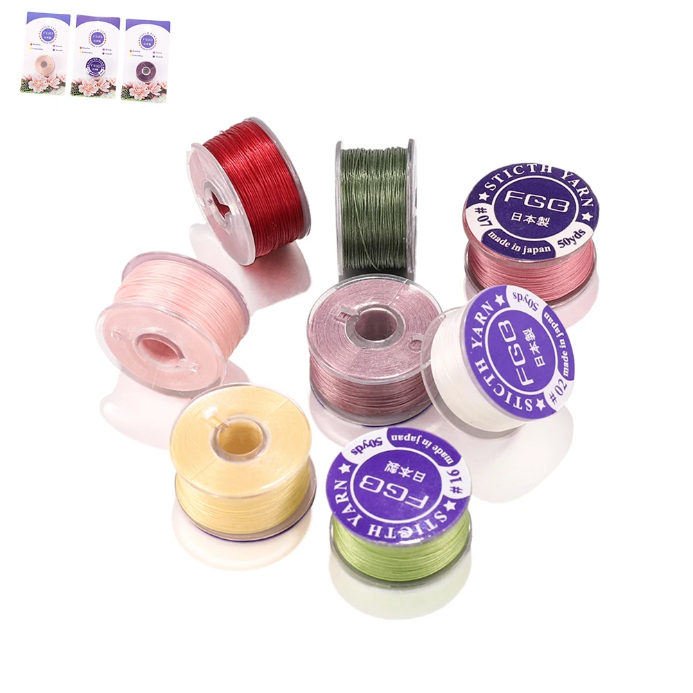 

46m/Roll Nonelastic Thread Seed Beads Cord Special Coated String Beading Cord For DIY Bracelets Necklace Jewelry Making Supplies