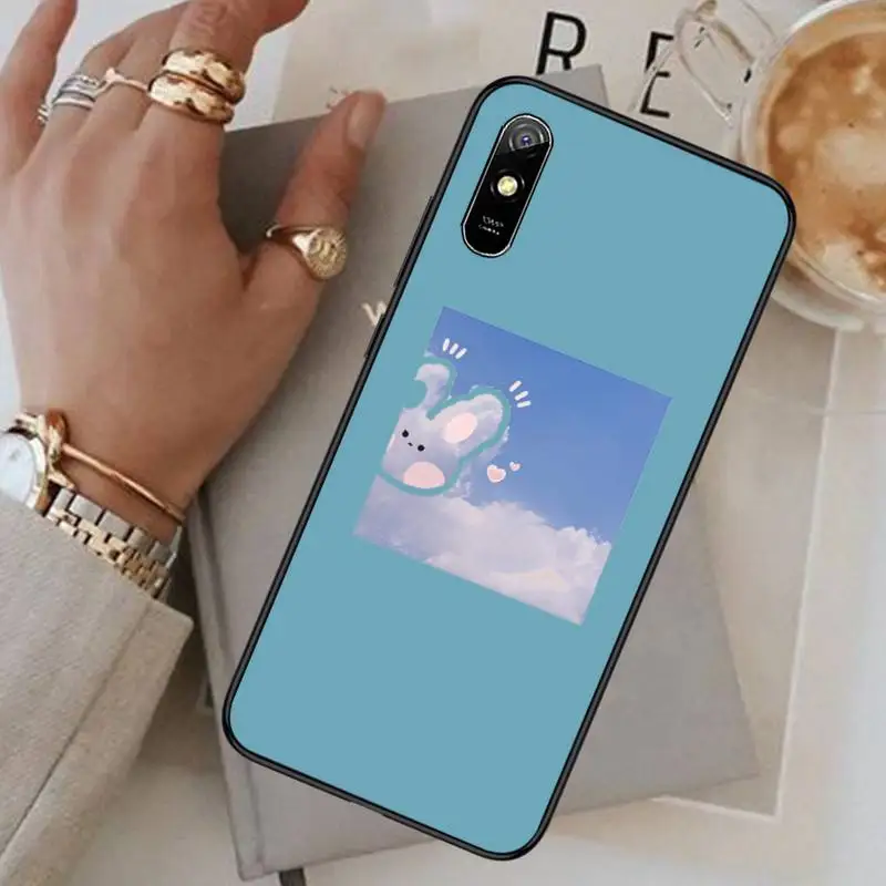 

Cartoon clouds Phone Case For Xiaomi Redmi note 4 4X 8T 9 9s 10 K20 K30 cc9 9t pro lite max