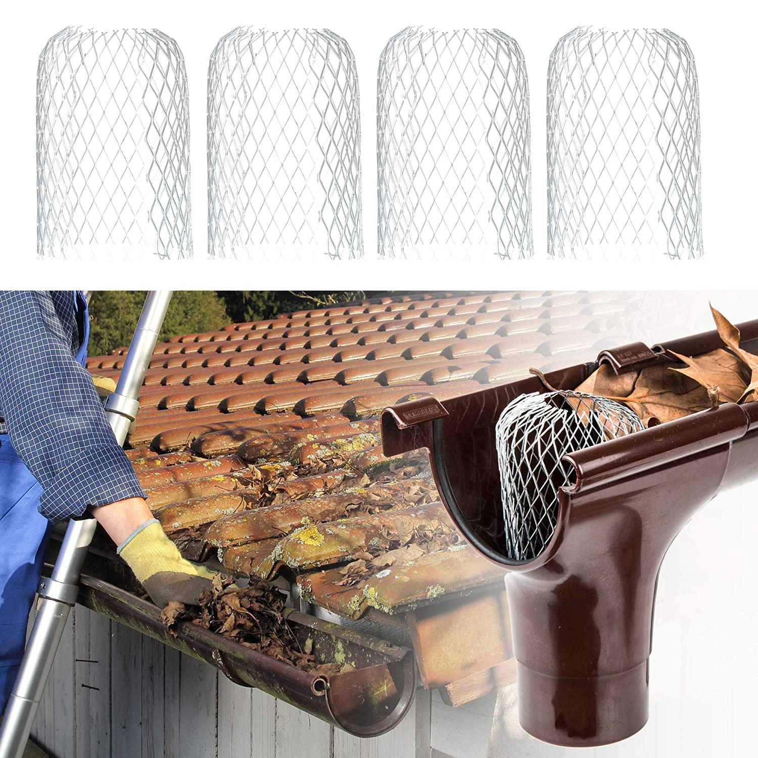 4 шт. водосточный желоб защитное кольцо для раковины из нержавеющей стали фильтр