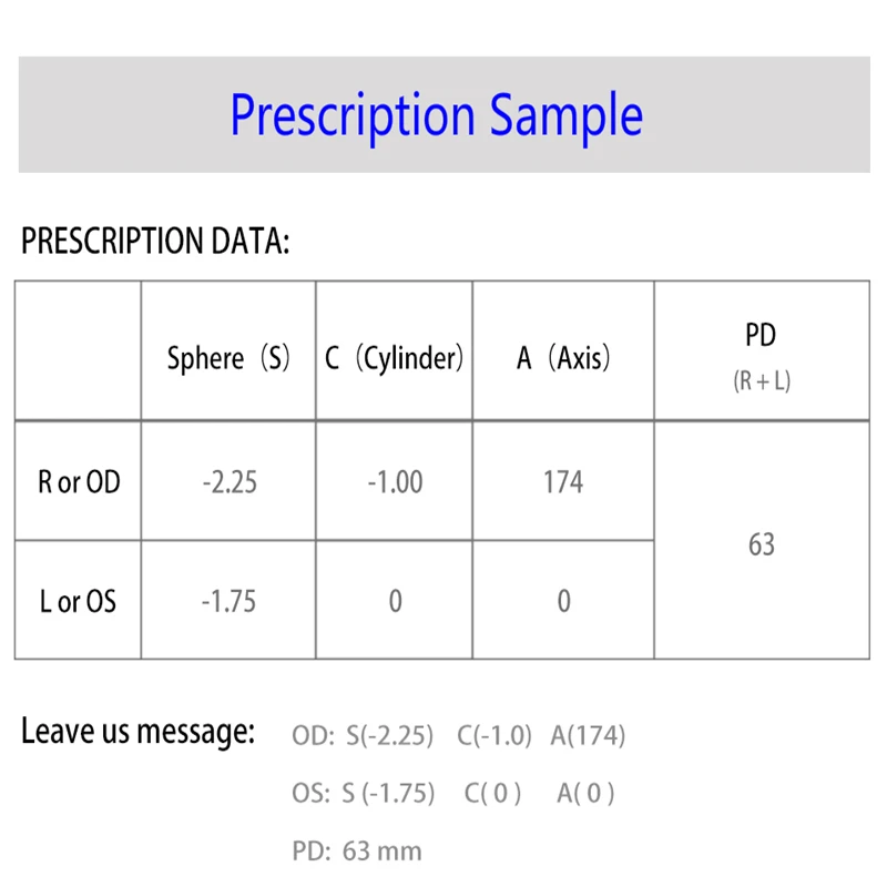 

SUMMISE Prescription Optical Lenses Myopia Hyperopia Astigmatism Anti Blue Light 1.56 1.61 1.67 1.74 Index High Quality