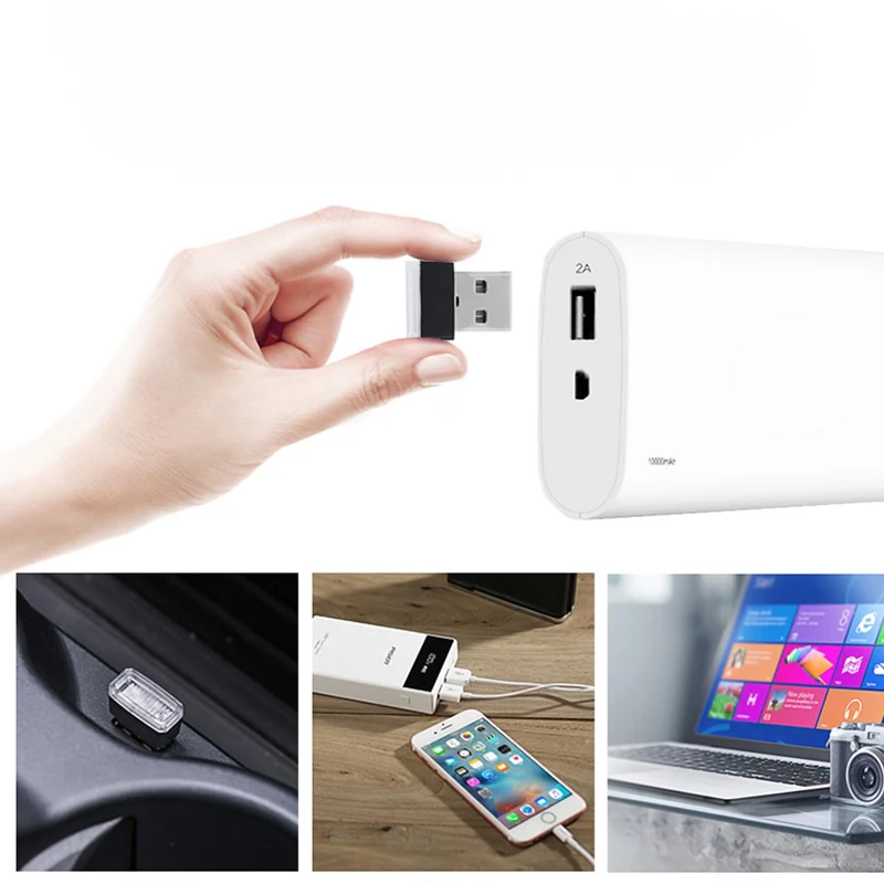 Миниатюрный светодиодный автомобильный неоновый интерьерный светильник с USB для Honda CRV Accord Odeysey Crosstour FIT Jazz City
