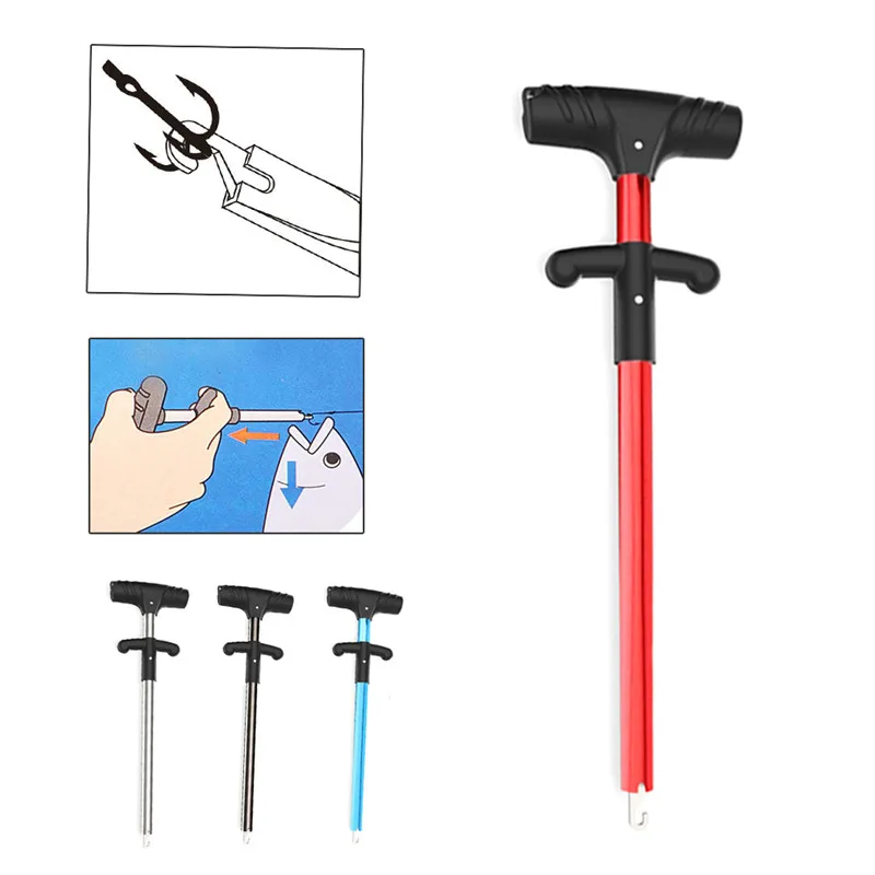 

Fishing Lure Aluminum Tube Hook Detacher Squeeze-Out Fishing Hooks Separator Tools Fast Decoupling Fishing Accessories Tools