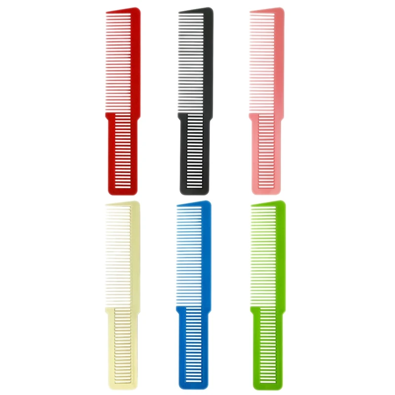 

6 Pcs Hair Cutting Comb Salon Hair Clipper Cut Comb Barber Hairdresser Hair Comb For Hair Trimming Hairbrush