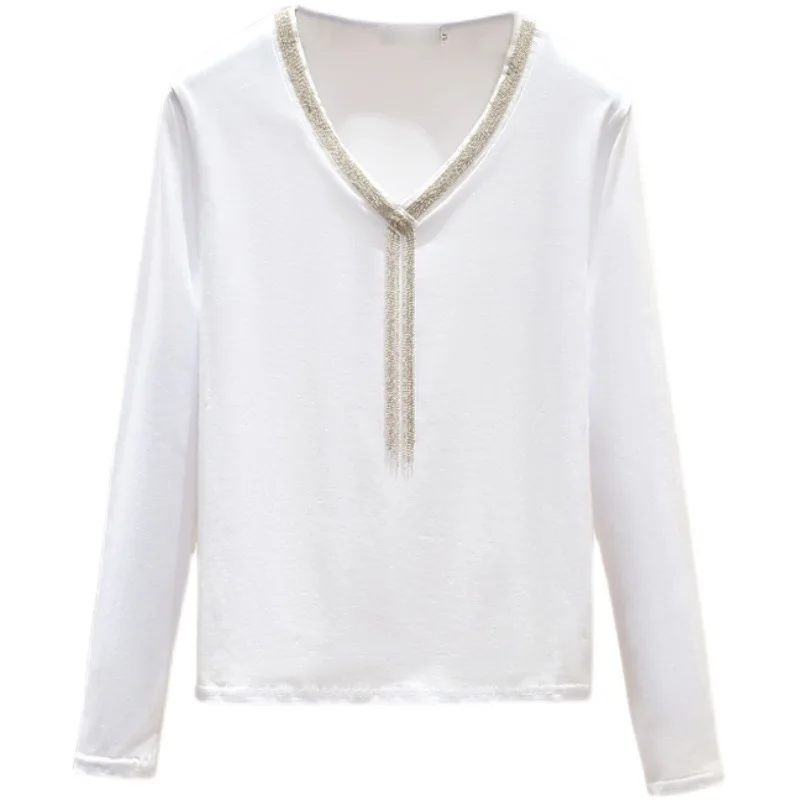 

2021 new high quality women's T-shirt solid T-shirt