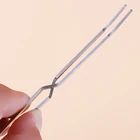 Сделай Сам зажим для рук ногтевой дизайн пинцеты антистатический ногтей акриловый гель Инструмент для сбора Стразы драгоценные камни декор черные пинцеты для ресниц 1 шт.