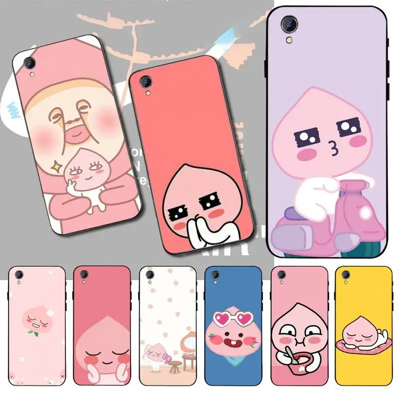 Милый мультяшный мягкий чехол для телефона с изображением принца кобито персика