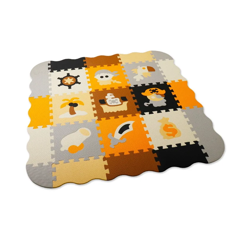 Игровой коврик из пены EVA с забором детские головоломки коврики для пола толстый