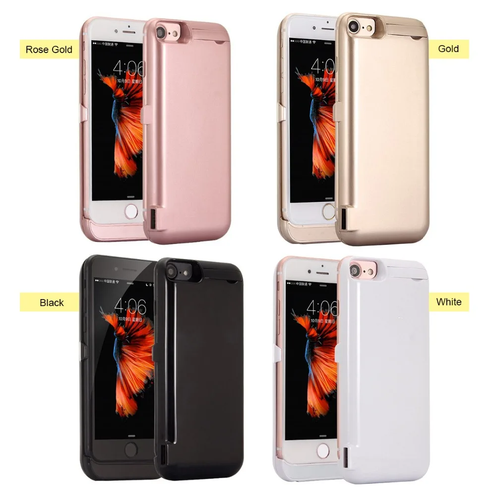 10000 мАч Power Bank чехол для iPhone 6 6s 7 plus с отделением зарядного устройства 5 SE 5S 5SE 5C