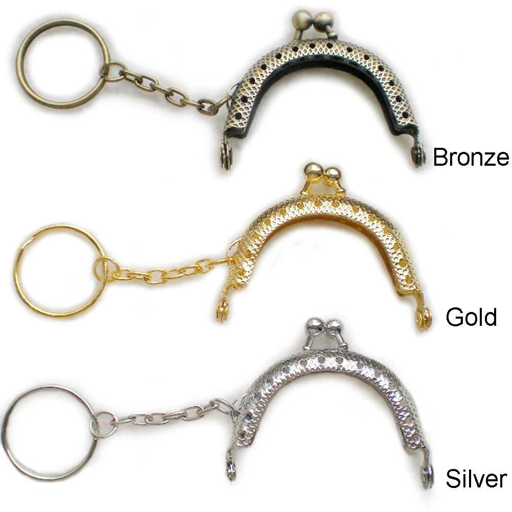 

Art With Keychain Durable Sewing Accessories Classic Small Vintage Metal DIY Purse Frame