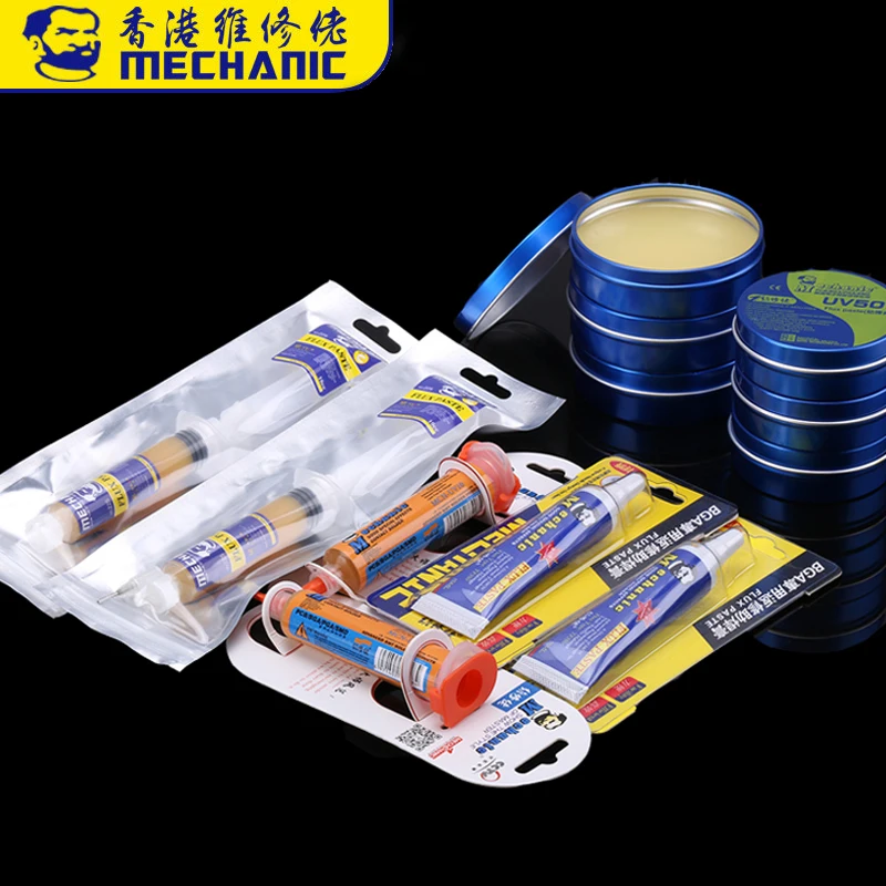 MECHANIC NO clean BGA флюс паяльной пасты сварочный паяльная смазка для SMD PGA PCB ремонтный