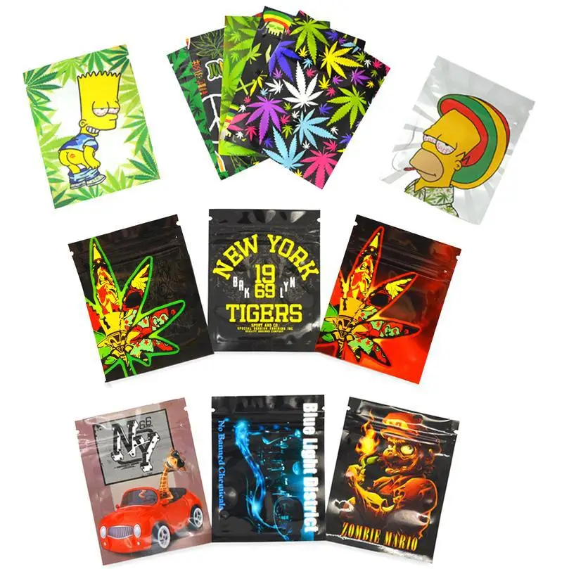 50 шт./упаковка водонепроницаемые пакеты для хранения трав 7 Х9 см 3 5 г | Дом и сад